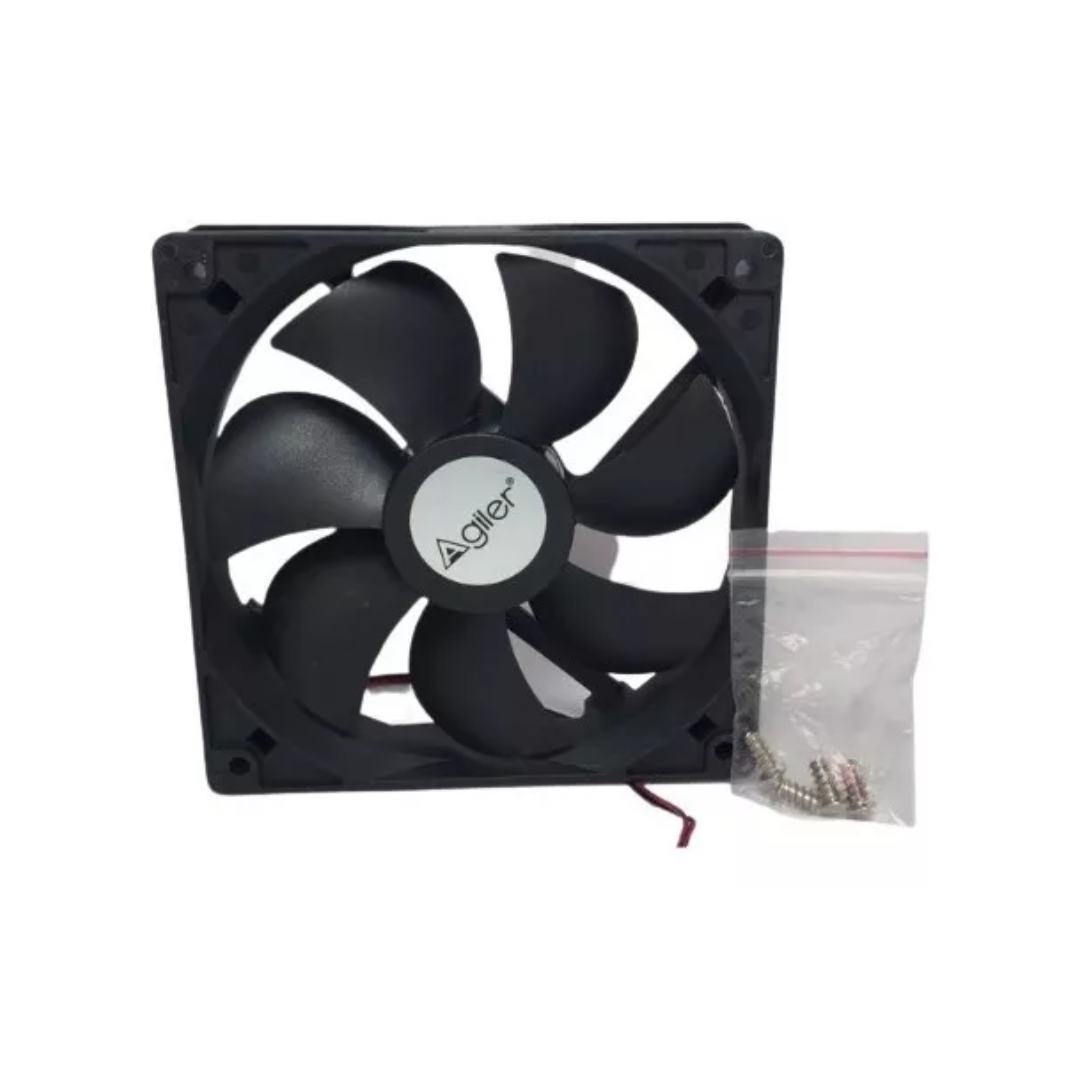 Ventilador Agiler AGI-8025 para PC 80mm negro