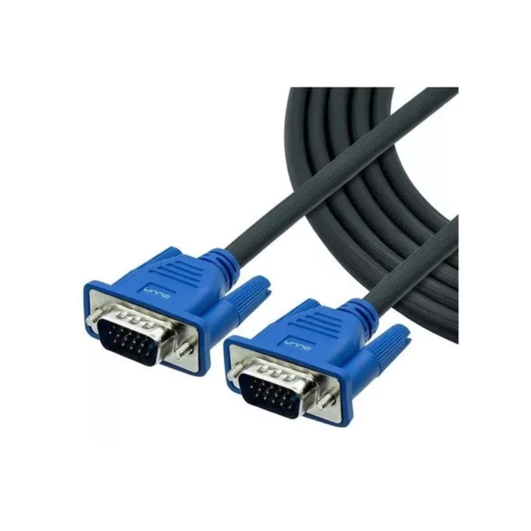 CABLE UNNO TEKNO VGA CB4016BK 15 PINES 1.8 MACHO MACHO